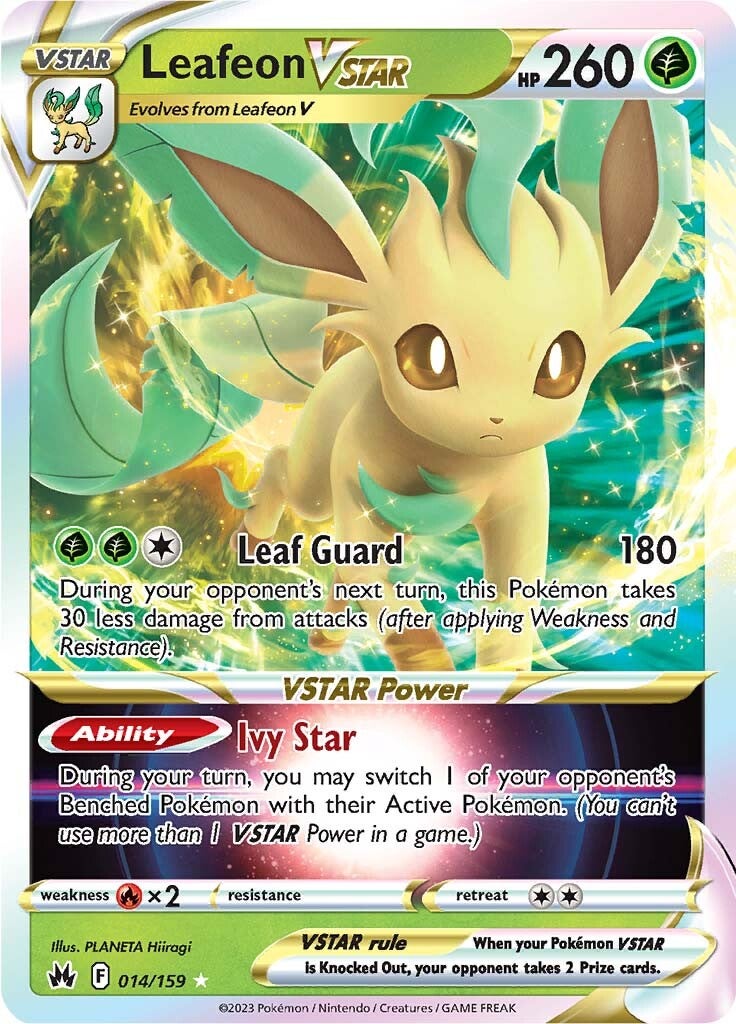 Leafeon VSTAR (014/159) [Sword & Shield: Crown Zenith] | Anubis Games and Hobby