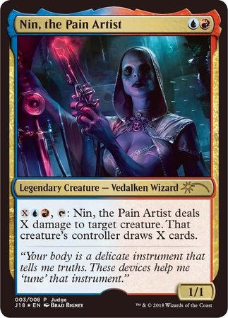 Nin, the Pain Artist [Judge Gift Cards 2018] | Anubis Games and Hobby