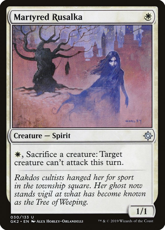 Martyred Rusalka [Ravnica Allegiance Guild Kit] | Anubis Games and Hobby