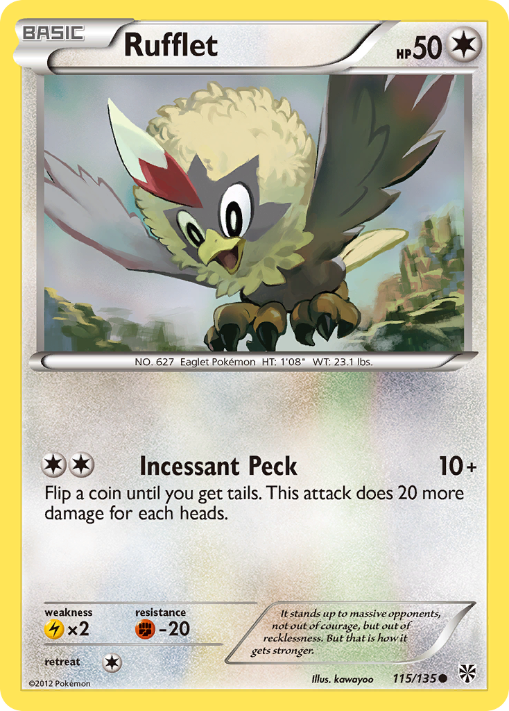 Rufflet (115/135) [Black & White: Plasma Storm] | Anubis Games and Hobby