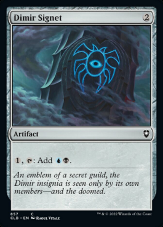 Dimir Signet [Commander Legends: Battle for Baldur's Gate] | Anubis Games and Hobby
