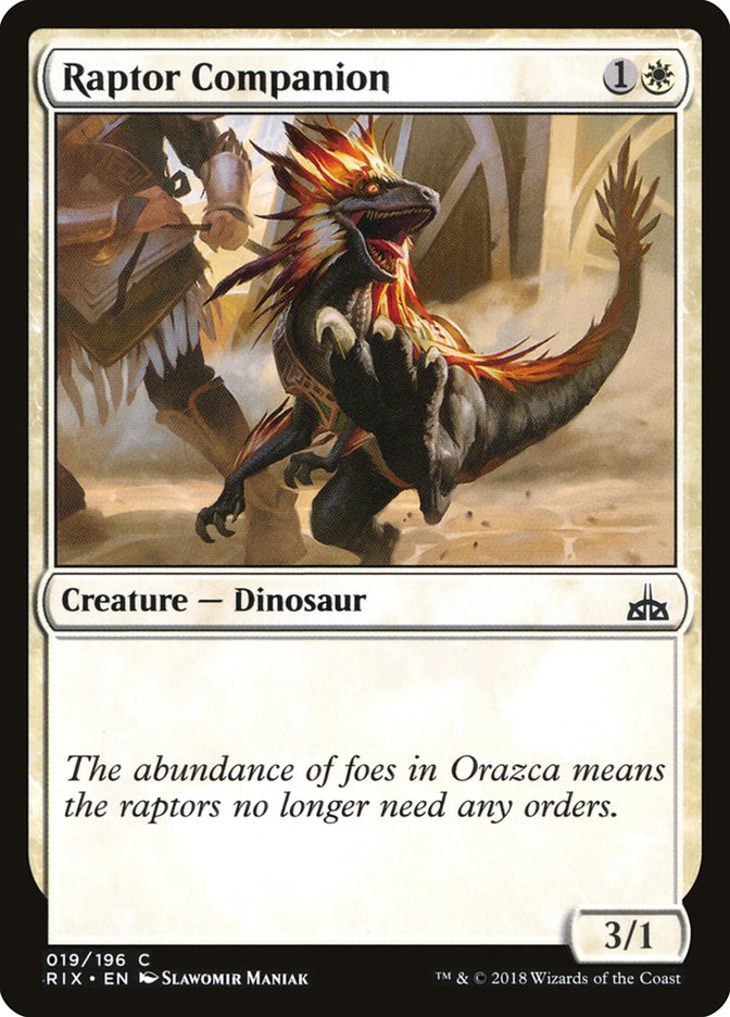 Raptor Companion [Rivals of Ixalan] | Anubis Games and Hobby