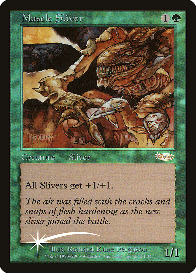 Muscle Sliver [Friday Night Magic 2003] | Anubis Games and Hobby