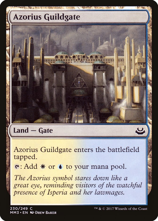 Azorius Guildgate [Modern Masters 2017] | Anubis Games and Hobby