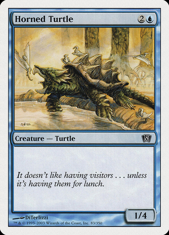 Horned Turtle [Eighth Edition] | Anubis Games and Hobby