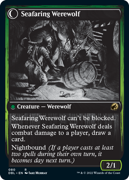 Suspicious Stowaway // Seafaring Werewolf [Innistrad: Double Feature] | Anubis Games and Hobby