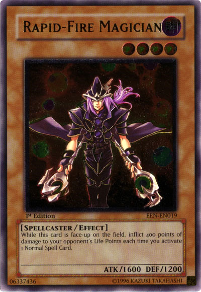 Rapid-Fire Magician [EEN-EN019] Ultimate Rare | Anubis Games and Hobby