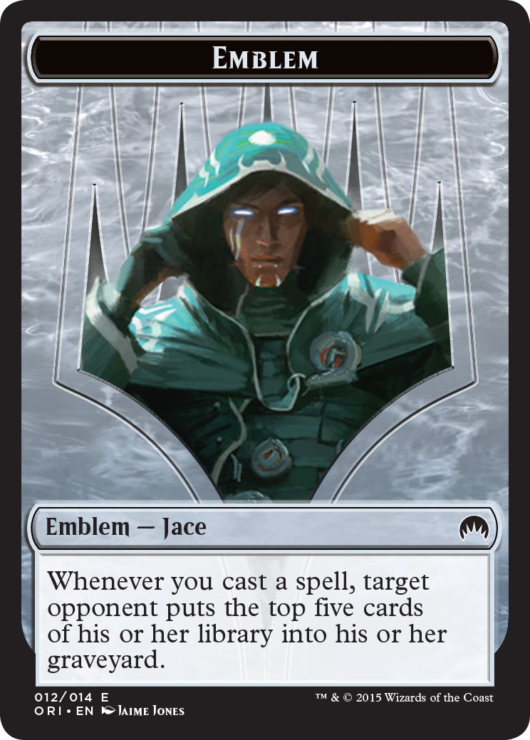 Pest // Jace, Telepath Unbound Emblem Double-Sided Token [Secret Lair: From Cute to Brute Tokens] | Anubis Games and Hobby