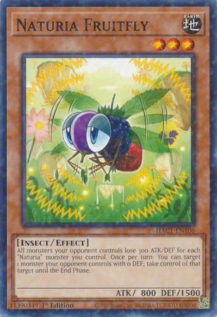 Naturia Fruitfly (Duel Terminal) [HAC1-EN106] Common | Anubis Games and Hobby