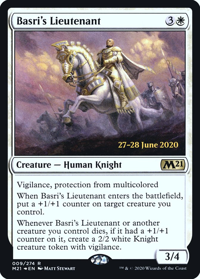 Basri's Lieutenant [Core Set 2021 Prerelease Promos] | Anubis Games and Hobby
