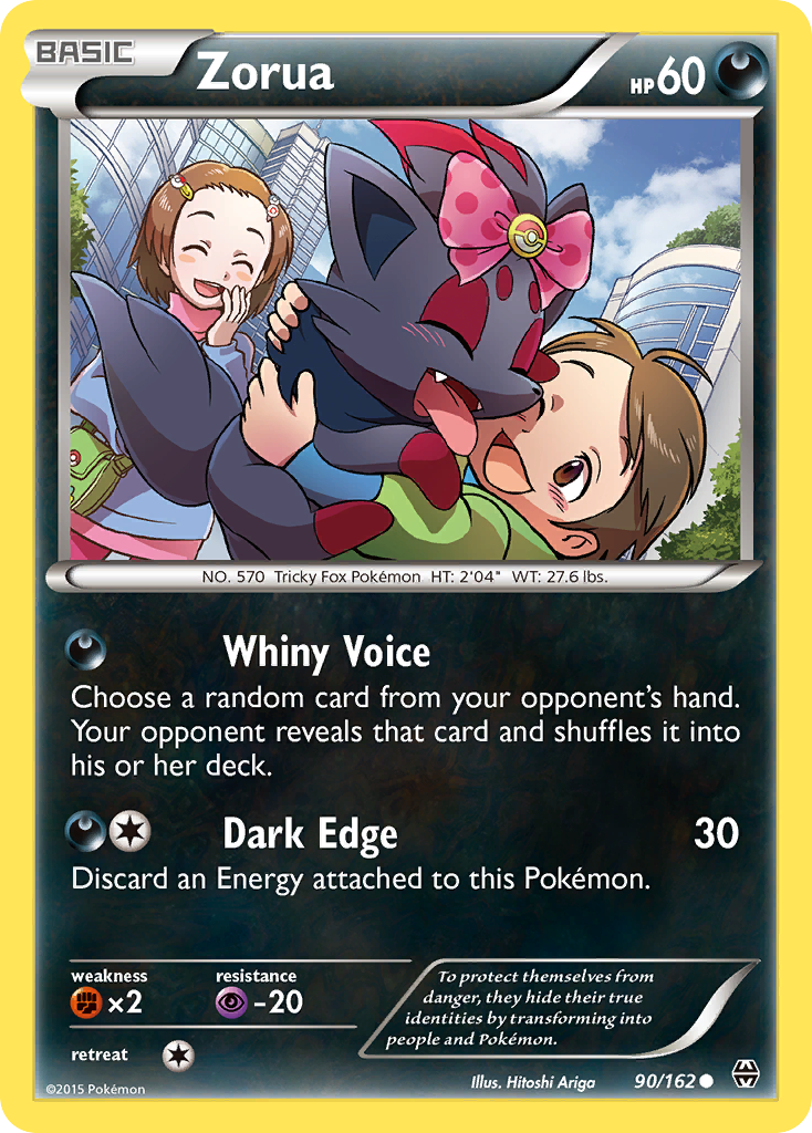 Zorua (90/162) [XY: BREAKthrough] | Anubis Games and Hobby