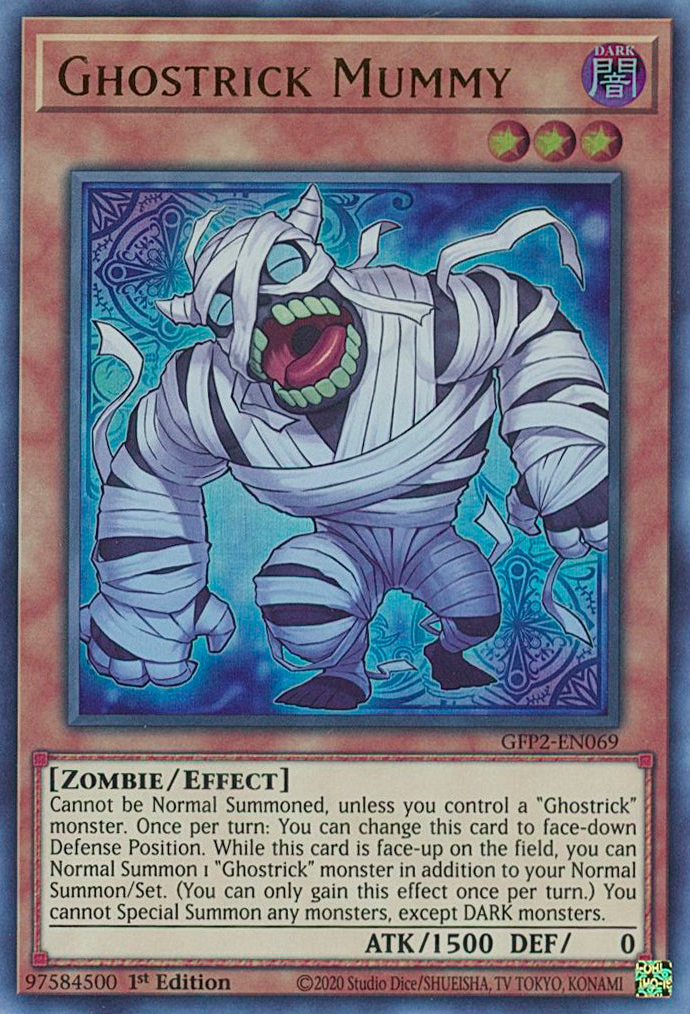 Ghostrick Mummy [GFP2-EN069] Ultra Rare | Anubis Games and Hobby