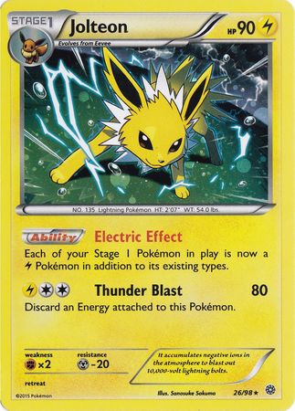 Jolteon (26/98) (Cosmos Holo) [XY: Ancient Origins] | Anubis Games and Hobby