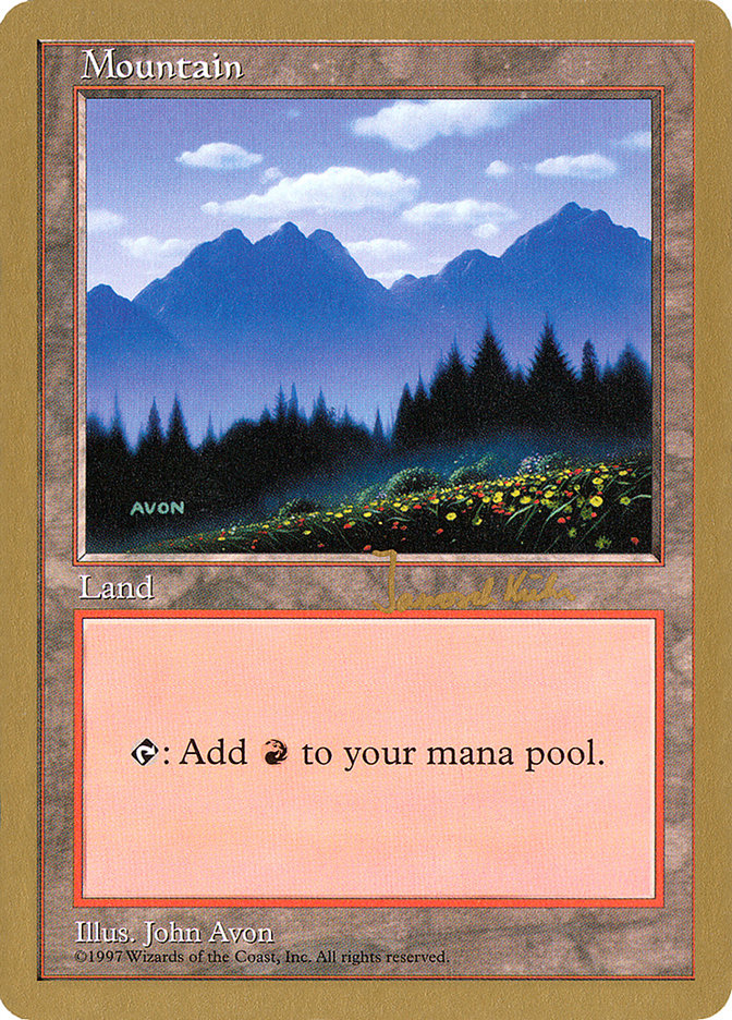 Mountain (jk445) (Janosch Kuhn) [World Championship Decks 1997] | Anubis Games and Hobby