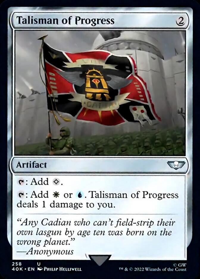 Talisman of Progress (Surge Foil) [Warhammer 40,000] | Anubis Games and Hobby