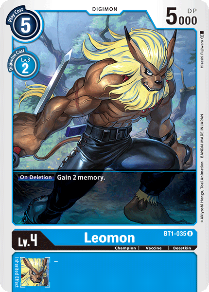 Leomon [BT1-035] [Release Special Booster Ver.1.0] | Anubis Games and Hobby