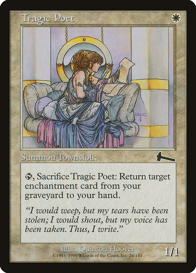 Tragic Poet [Urza's Legacy] | Anubis Games and Hobby