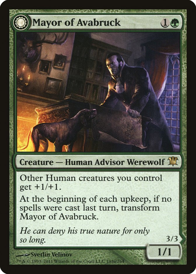 Mayor of Avabruck // Howlpack Alpha [Innistrad] | Anubis Games and Hobby