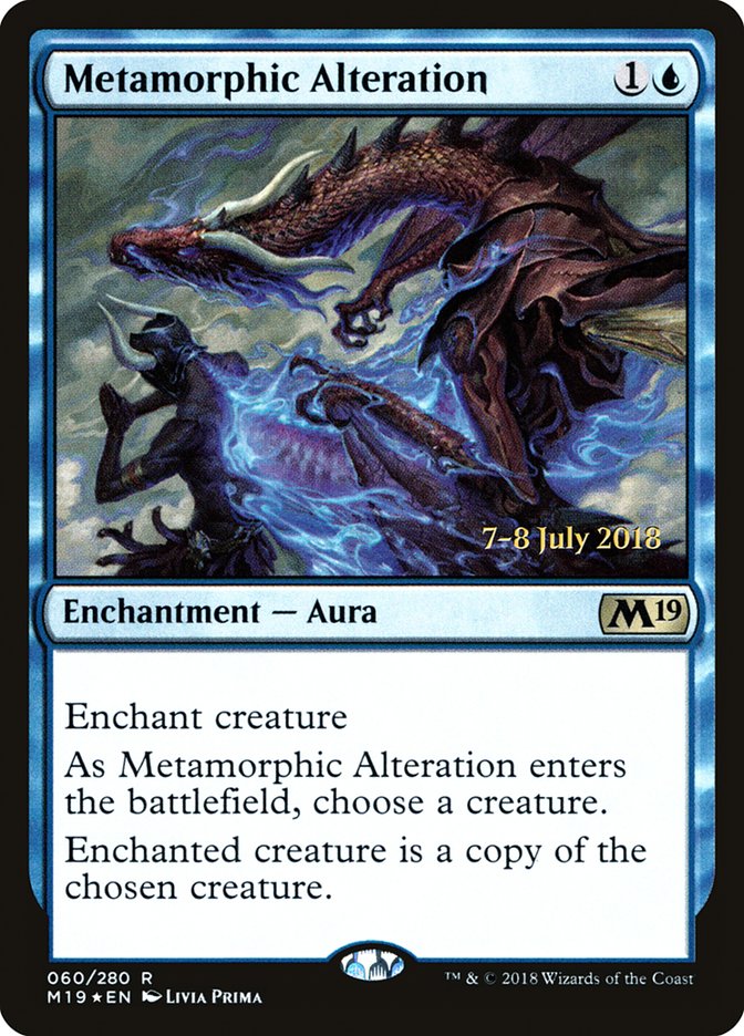 Metamorphic Alteration [Core Set 2019 Prerelease Promos] | Anubis Games and Hobby
