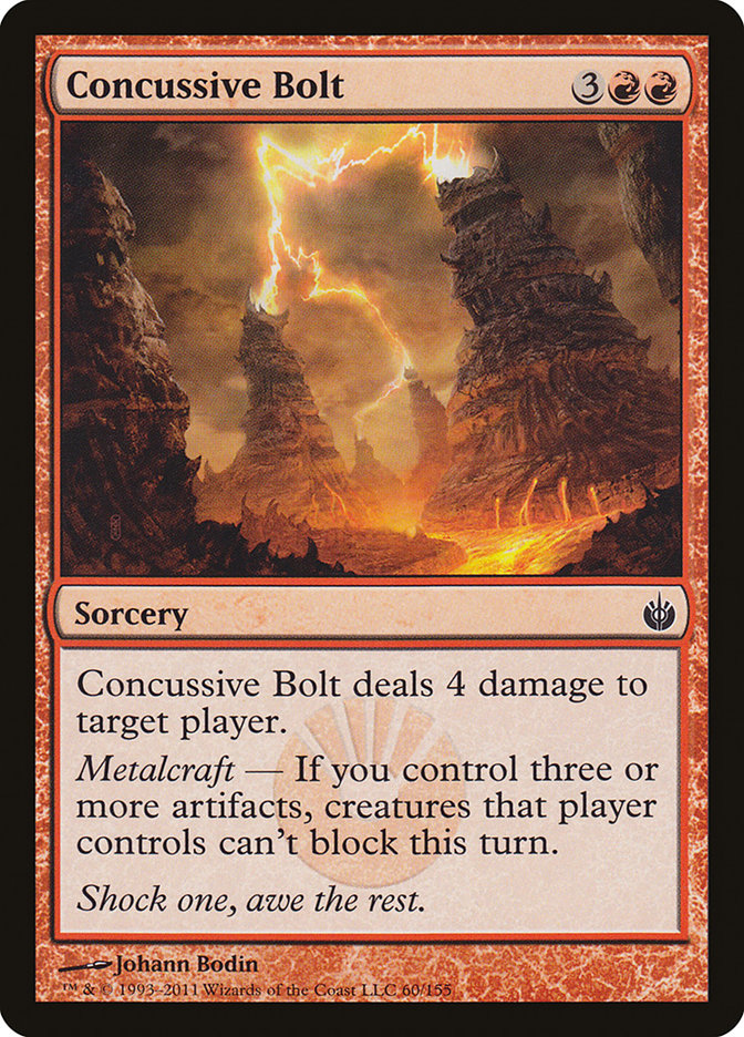 Concussive Bolt [Mirrodin Besieged] | Anubis Games and Hobby