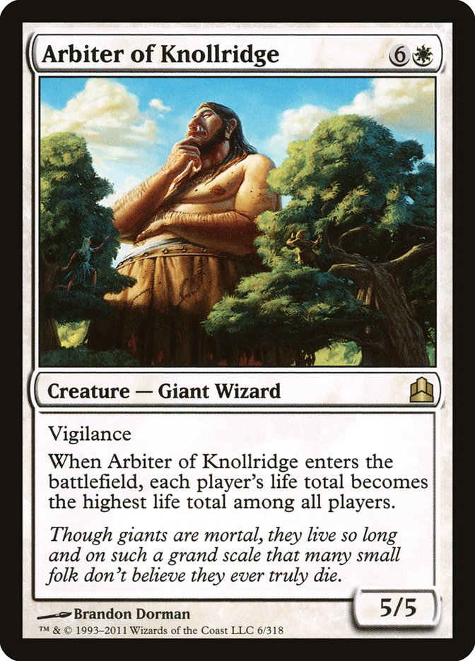Arbiter of Knollridge [Commander 2011] | Anubis Games and Hobby