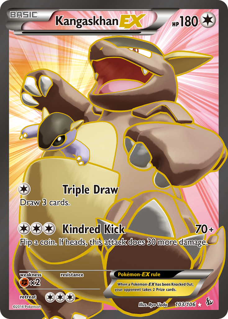 Kangaskhan EX (103/106) [XY: Flashfire] | Anubis Games and Hobby