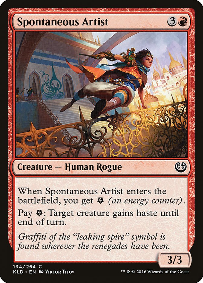 Spontaneous Artist [Kaladesh] | Anubis Games and Hobby