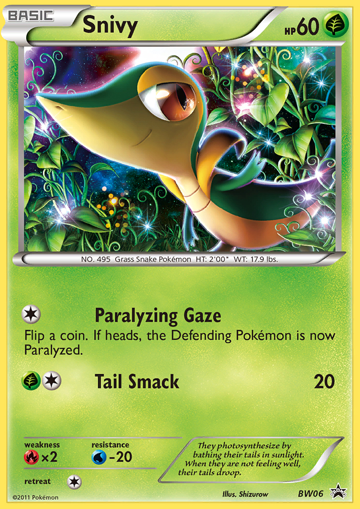 Snivy (BW06) [Black & White: Black Star Promos] | Anubis Games and Hobby