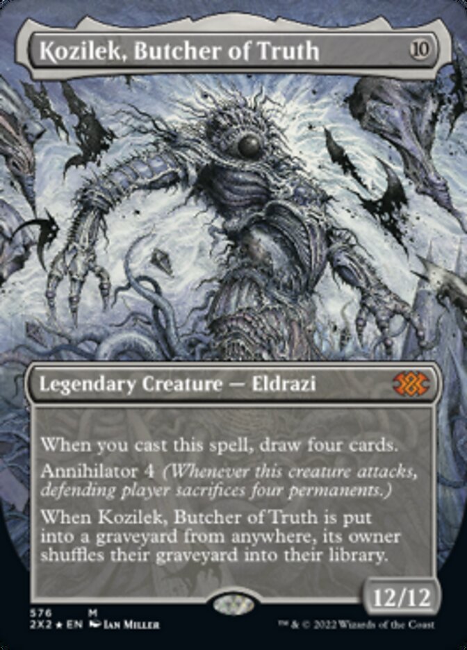 Kozilek, Butcher of Truth (Textured Foil) [Double Masters 2022] | Anubis Games and Hobby