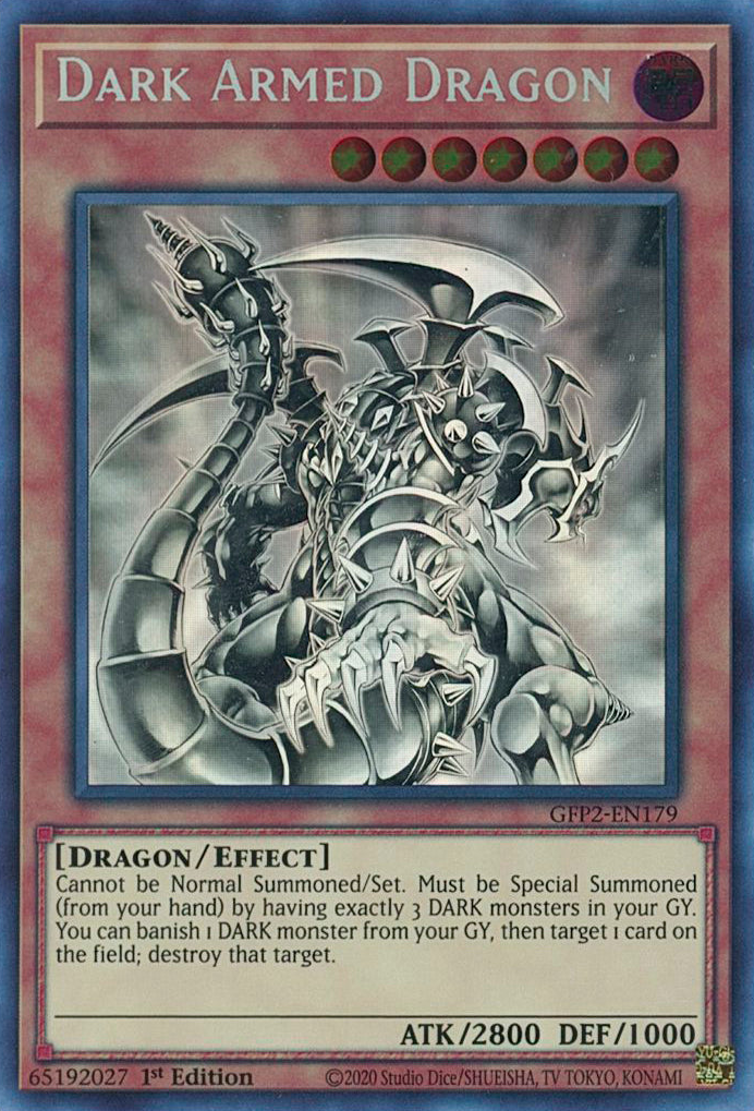 Dark Armed Dragon [GFP2-EN179] Ghost Rare | Anubis Games and Hobby