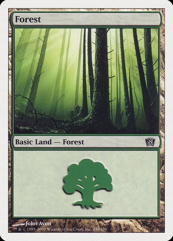 Forest (348) [Eighth Edition] | Anubis Games and Hobby