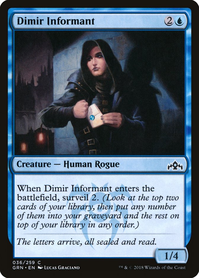 Dimir Informant [Guilds of Ravnica] | Anubis Games and Hobby