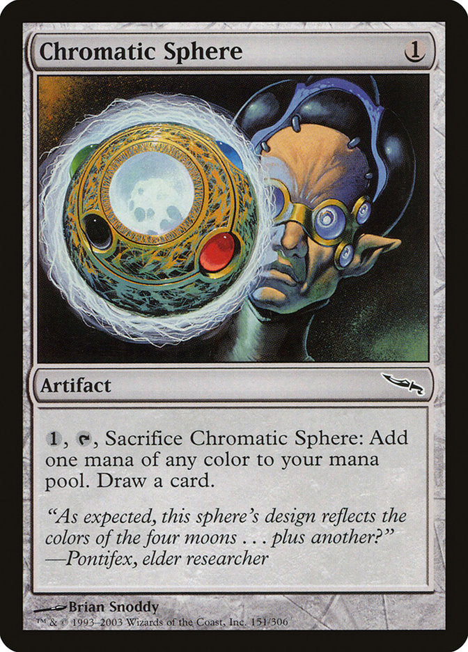 Chromatic Sphere [Mirrodin] | Anubis Games and Hobby