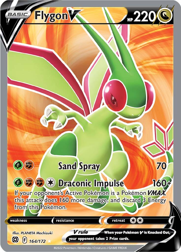 Flygon V (164/172) [Sword & Shield: Brilliant Stars] | Anubis Games and Hobby