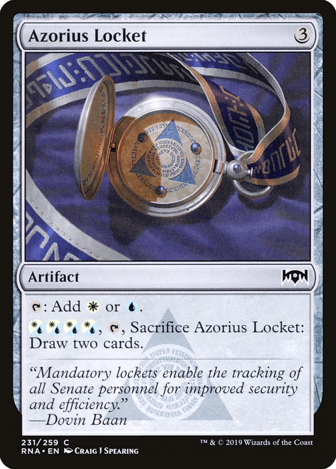 Azorius Locket [Ravnica Allegiance] | Anubis Games and Hobby