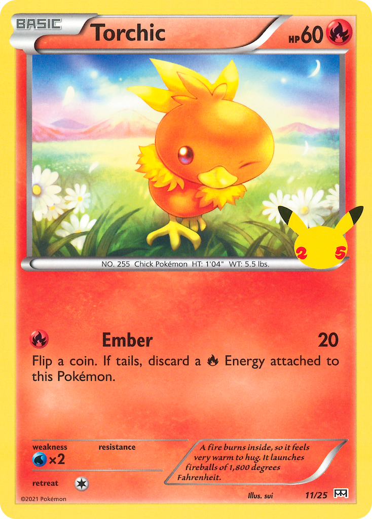 Torchic (11/25) [McDonald's 25th Anniversary] | Anubis Games and Hobby