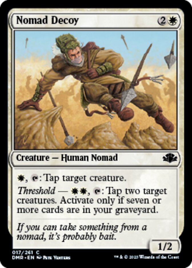 Nomad Decoy [Dominaria Remastered] | Anubis Games and Hobby