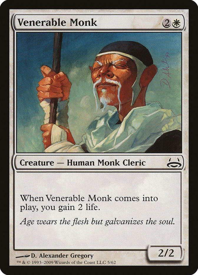 Venerable Monk [Duel Decks: Divine vs. Demonic] | Anubis Games and Hobby