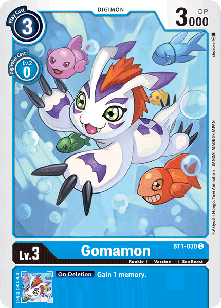 Gomamon [BT1-030] [Release Special Booster Ver.1.0] | Anubis Games and Hobby