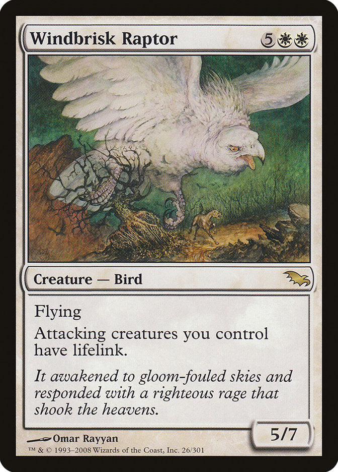 Windbrisk Raptor [Shadowmoor] | Anubis Games and Hobby