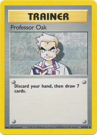 Professor Oak (88/102) [Base Set Unlimited] | Anubis Games and Hobby