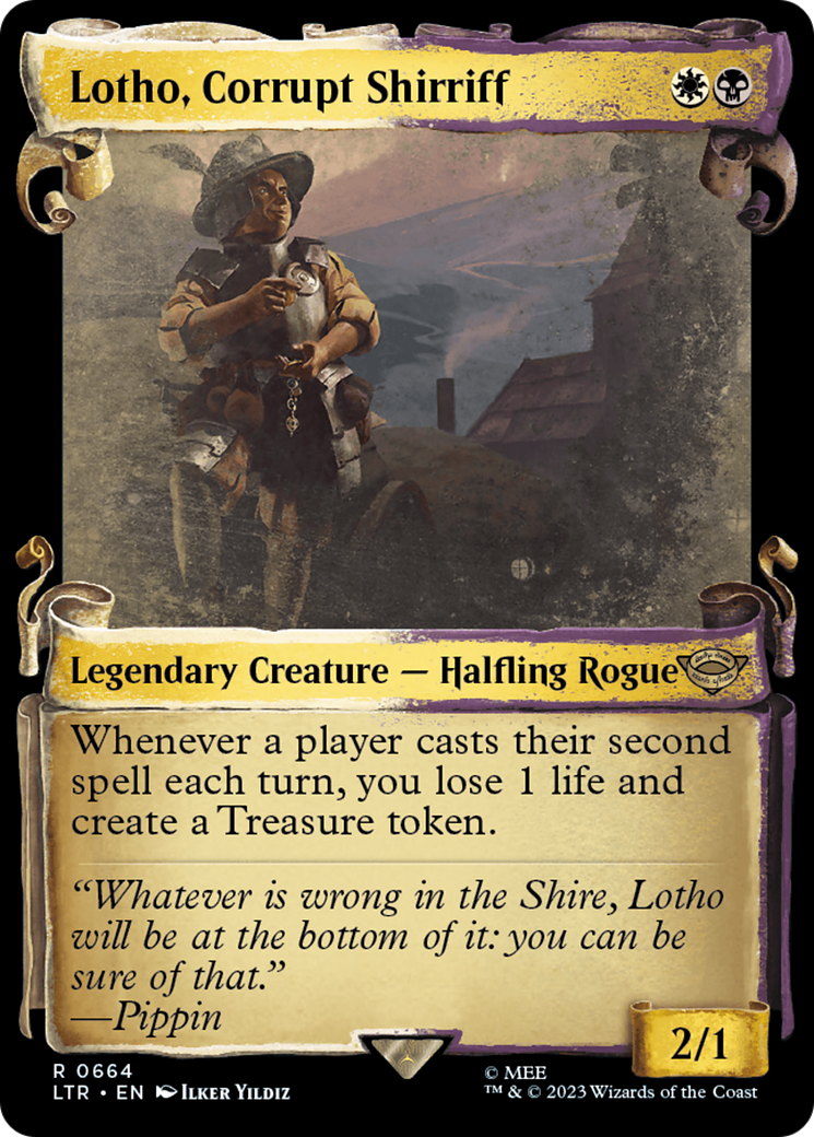 Lotho, Corrupt Shirriff [The Lord of the Rings: Tales of Middle-Earth Showcase Scrolls] | Anubis Games and Hobby