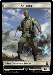 Soldier // Dinosaur Double-Sided Token [Doctor Who Tokens] | Anubis Games and Hobby