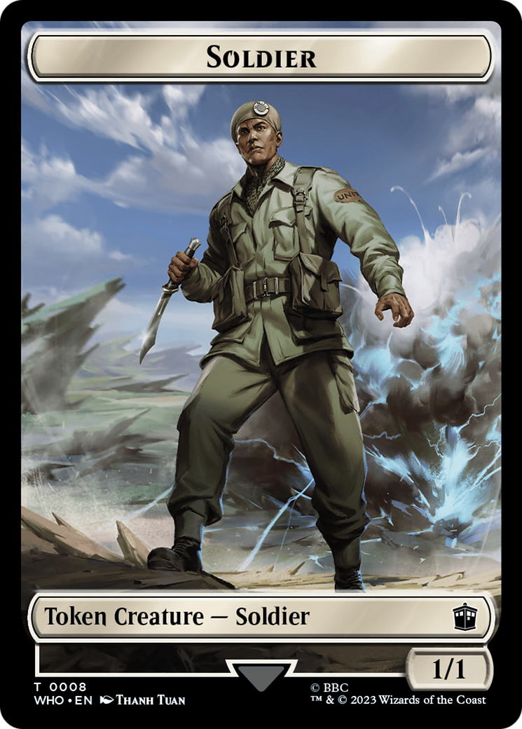 Horse // Soldier Double-Sided Token [Doctor Who Tokens] | Anubis Games and Hobby