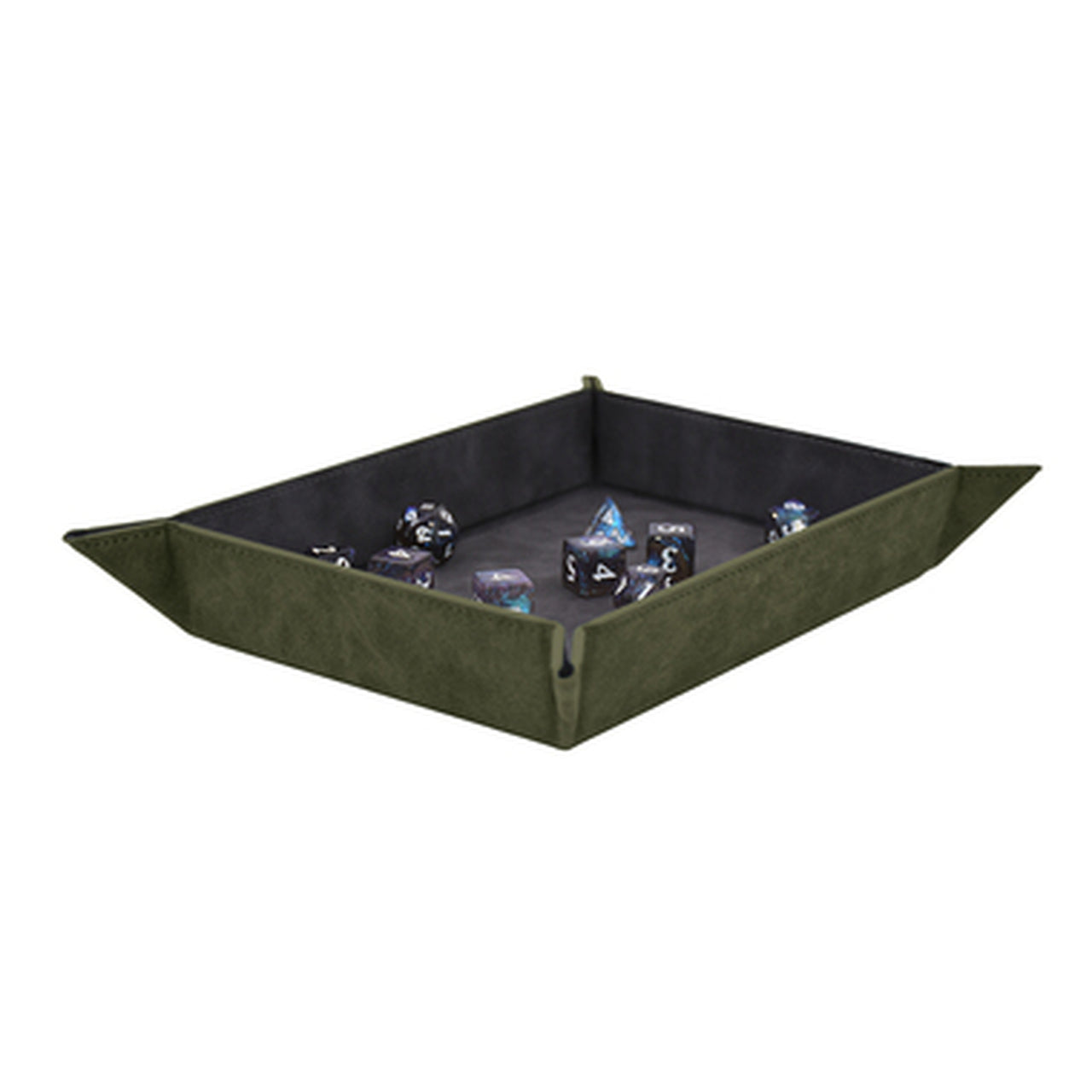 Foldable Dice Tray - Emerald | Anubis Games and Hobby