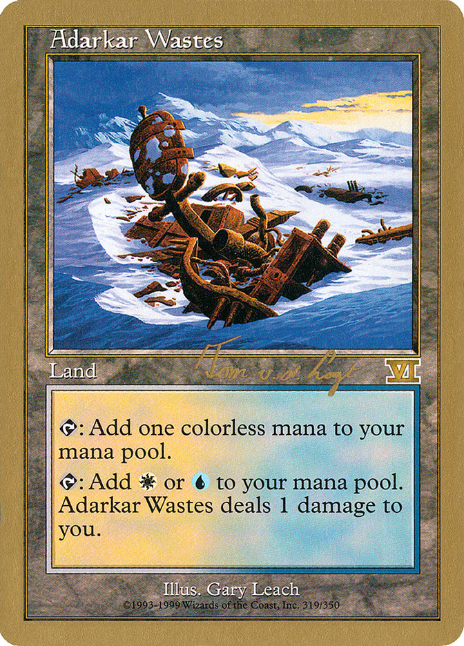 Adarkar Wastes (Tom van de Logt) [World Championship Decks 2000] | Anubis Games and Hobby