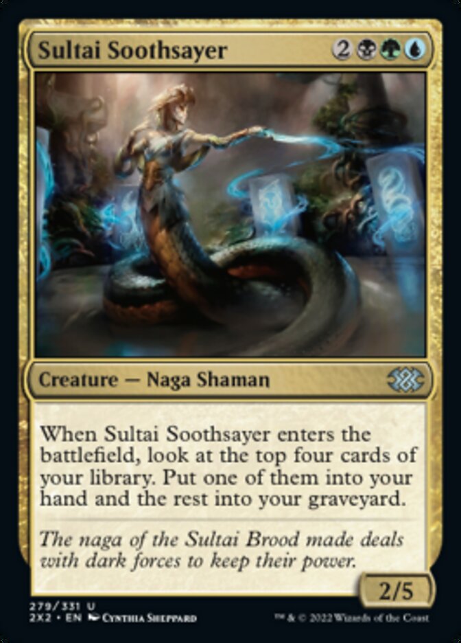 Sultai Soothsayer [Double Masters 2022] | Anubis Games and Hobby