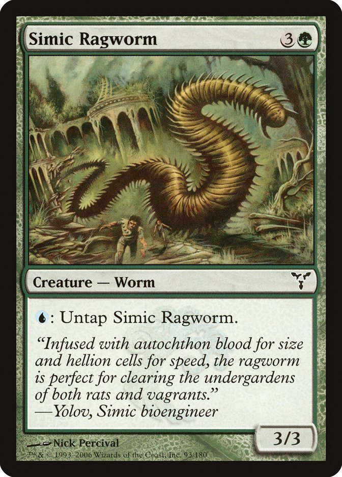 Simic Ragworm [Dissension] | Anubis Games and Hobby