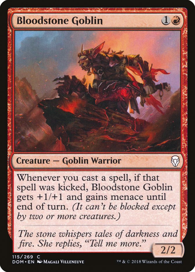 Bloodstone Goblin [Dominaria] | Anubis Games and Hobby