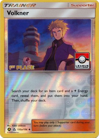 Volkner (135a/156) (League Challenge 1st Place) [Sun & Moon: Ultra Prism] | Anubis Games and Hobby